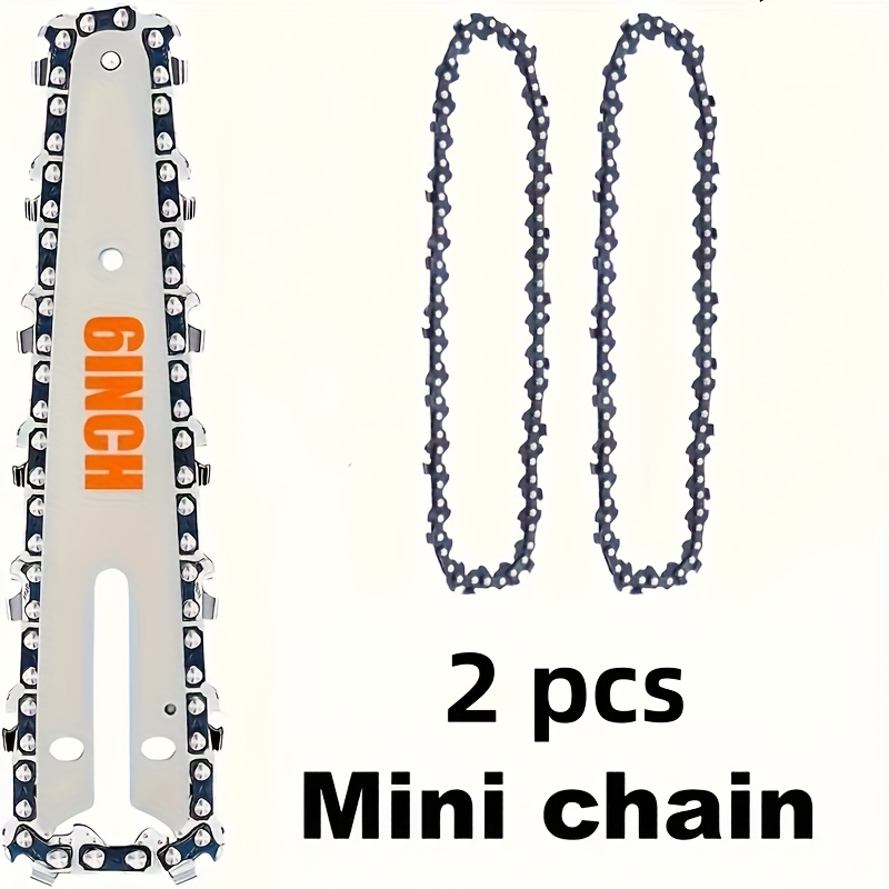 Mini Electric Chainsaw 6 Inch - 2 pezzi di catene per motosega