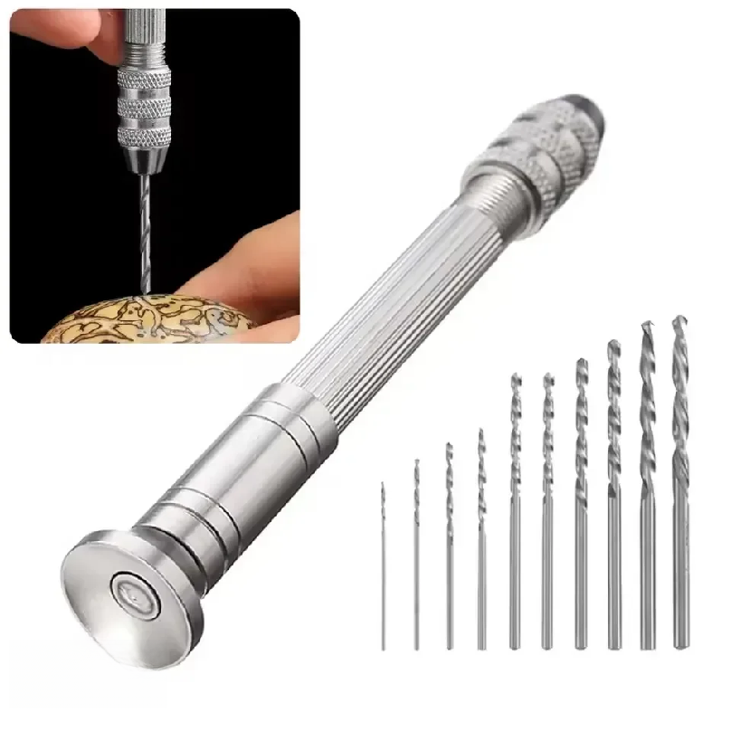 Hand Tools - Mini Trapano Manuale 0.8-3.0mm, Utensili per