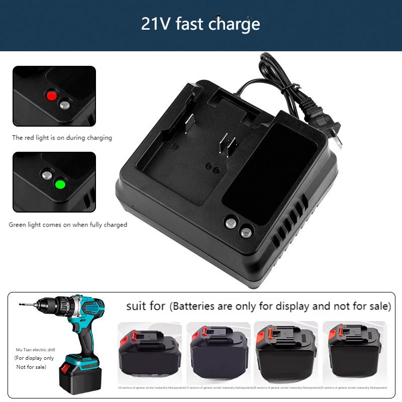 Caricabatterie EU US 18V 21V p - Brushless Cordless Electric Drill 18V recensione e prezzo