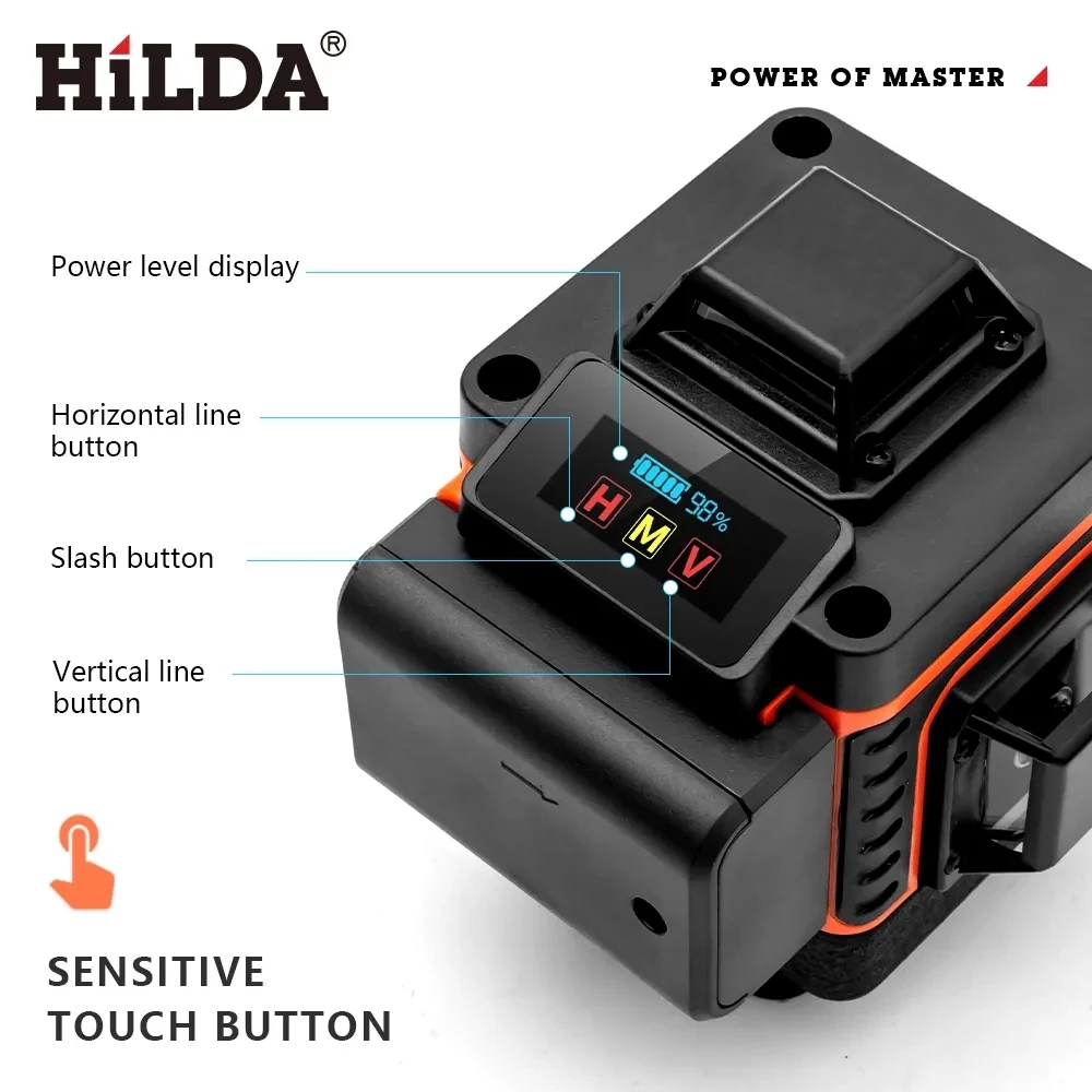 HILDA 16/12 Linee Livello Lase - Laser Level 16 Lines 4D Green recensione e prezzo