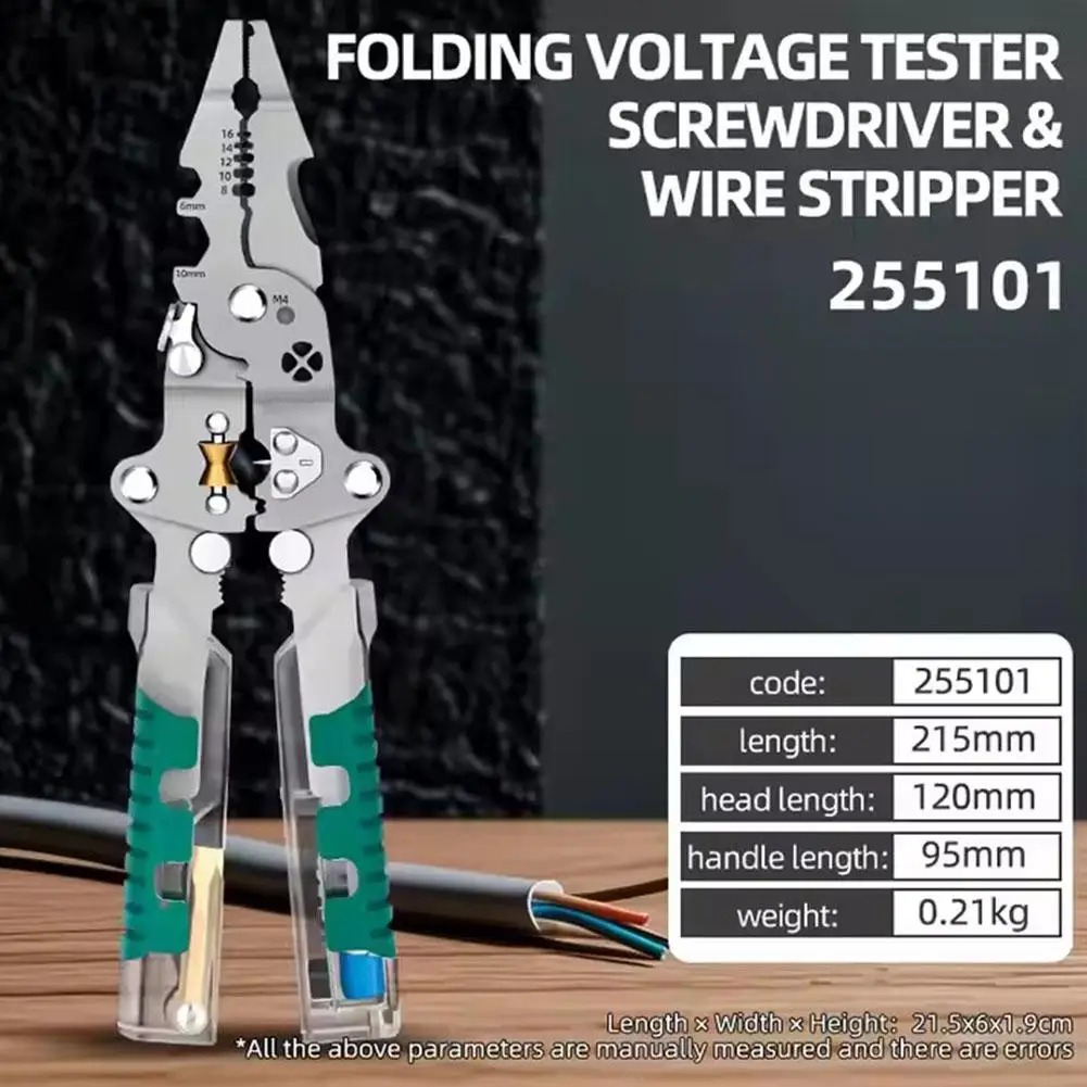 Pinza spelafili Foldalbe Test  - Automatic Wire Stripper Cutter recensione e prezzo