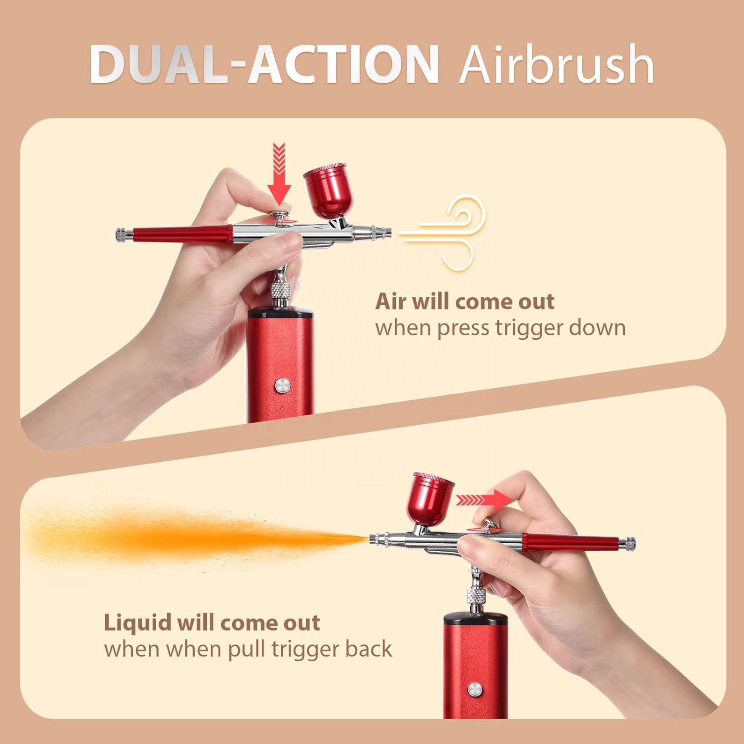 Kit Aerografo con Compressore, - Airbrush Kit With Mini Compressor recensione e prezzo