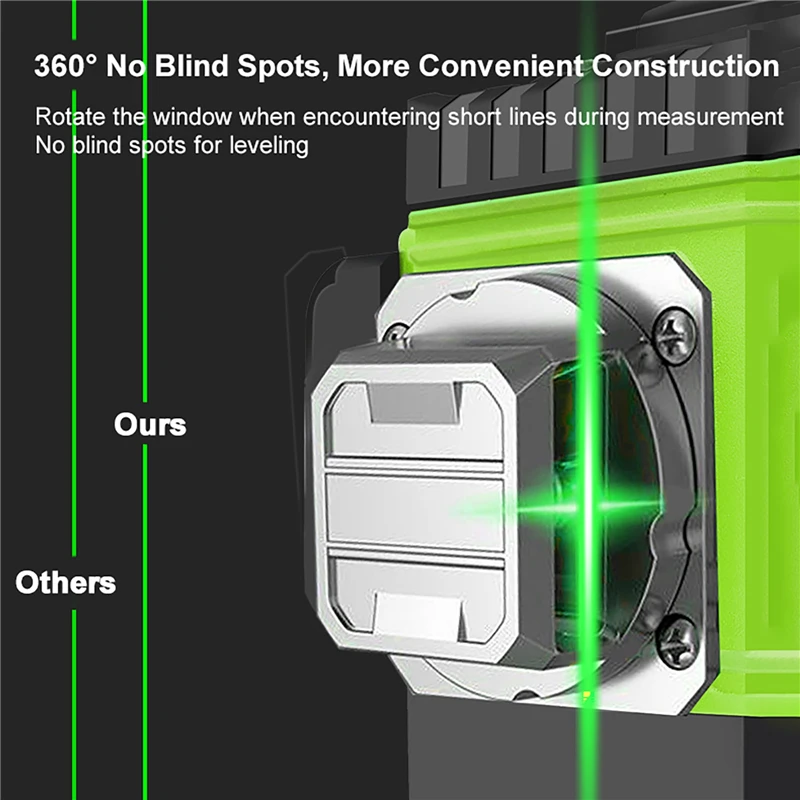 Livello laser 8/12/16 linee Li - Laser Level 16 Lines 4D Green recensione e prezzo