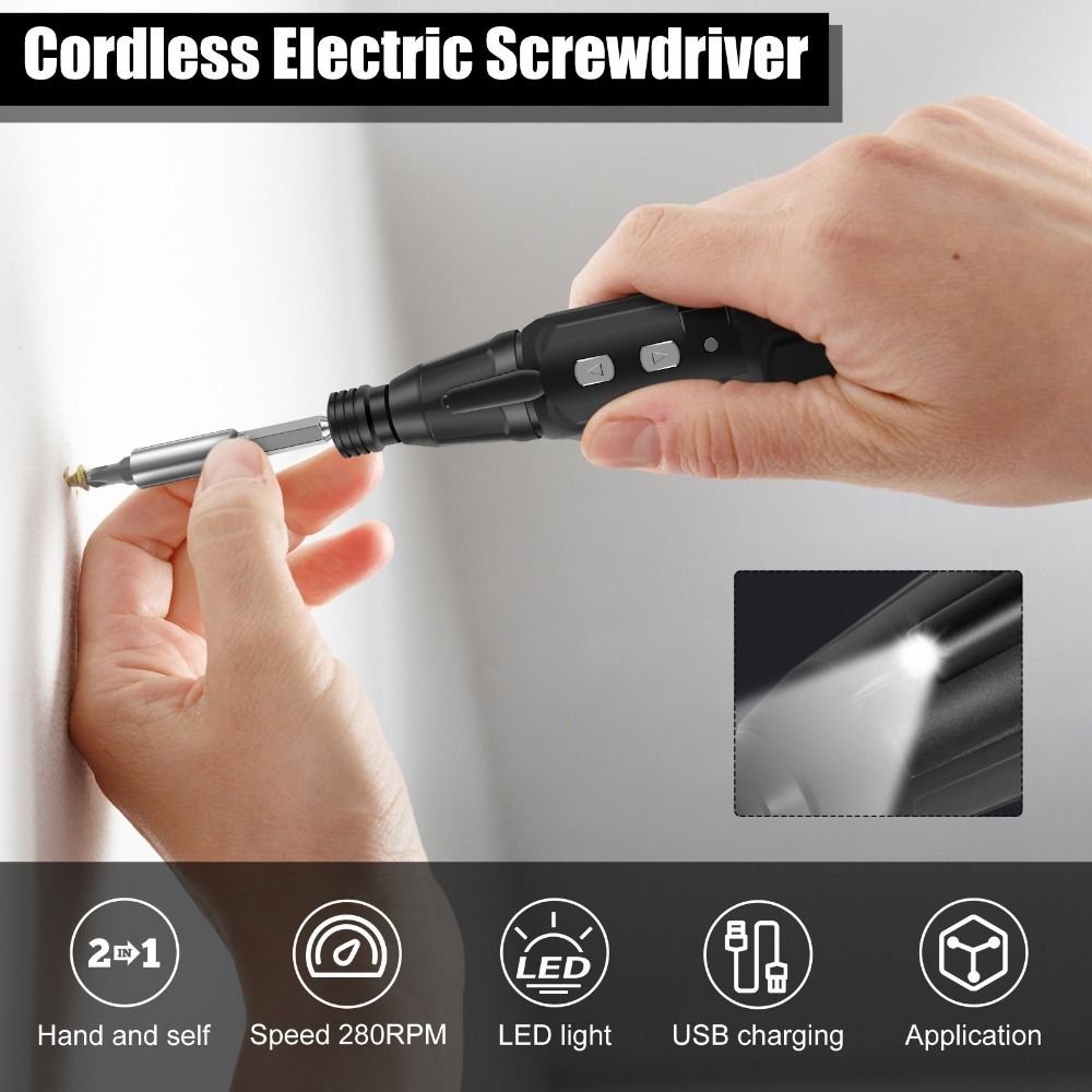 Cacciavite elettrico da 3,6 V  - Electric Screwdriver Rechargeable Usb recensione e prezzo