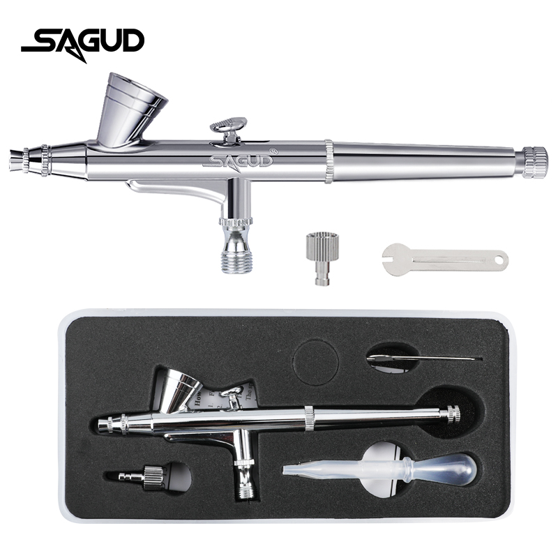 SAGUD Aerografo Modello SD-135 - Airbrush Kit With Mini Compressor recensione e prezzo