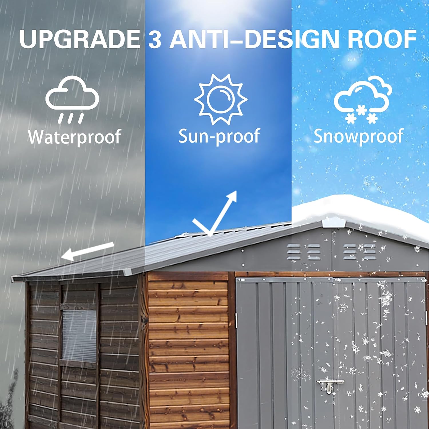 Capanno da Esterno 8x8 FT in L - Garden Tools recensione e prezzo