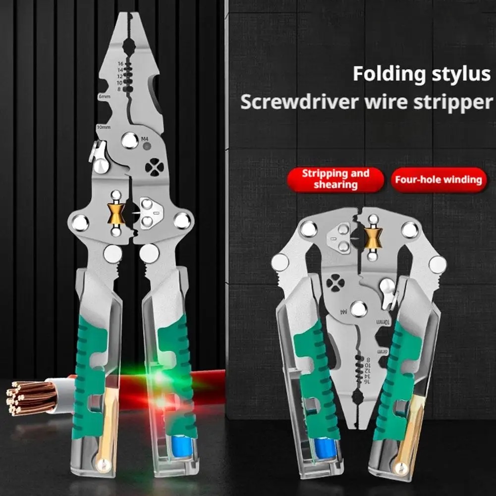 Pinza spelafili Foldalbe Test  - Automatic Wire Stripper Cutter recensione e prezzo