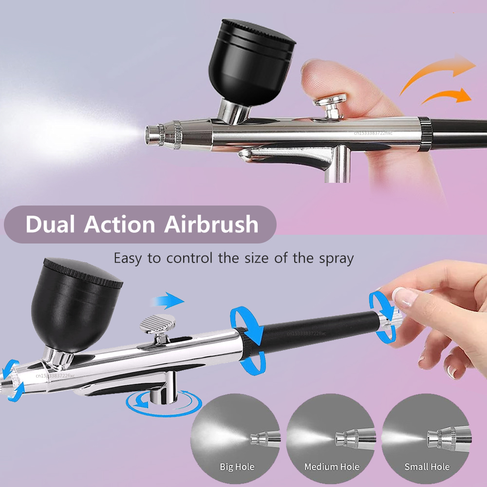 Testa di pistola per aerografo - Airbrush Kit With Mini Compressor recensione e prezzo