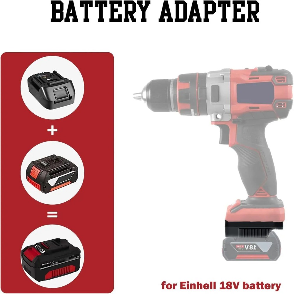 Adattatore per Batteria BS18EI - Brushless Cordless Electric Drill 18V recensione e prezzo