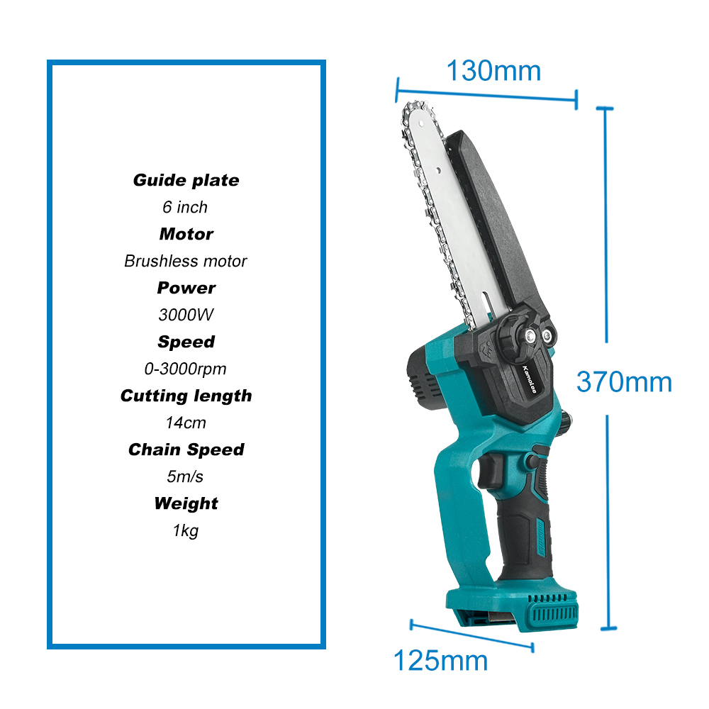Kamolee 6 pollici 8 pollici mi - Mini Electric Chainsaw 6 Inch recensione e prezzo