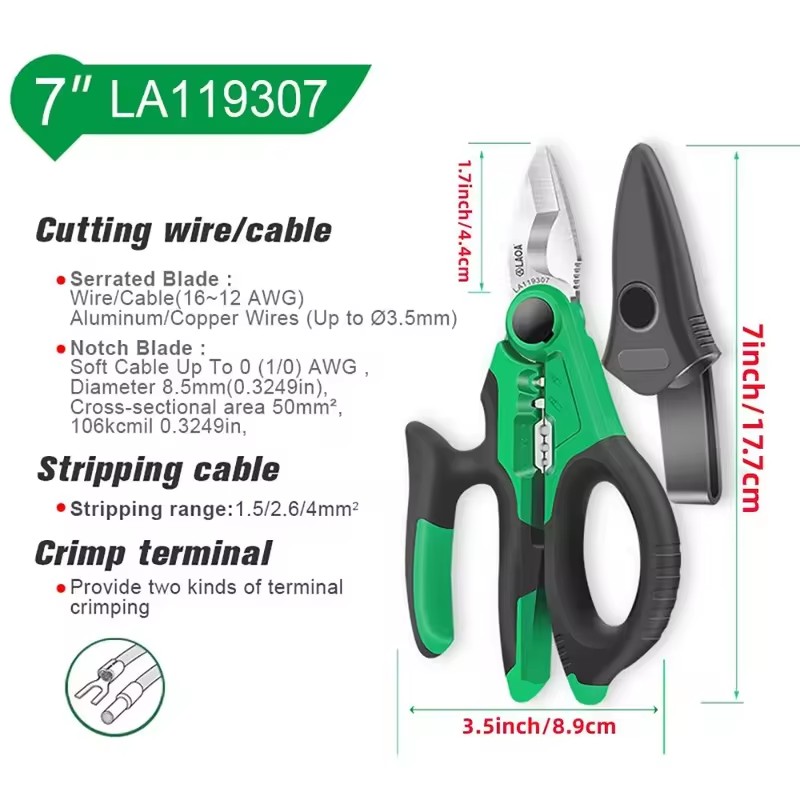 LAOA Forbici da Elettricista 6 - Automatic Wire Stripper Cutter recensione e prezzo