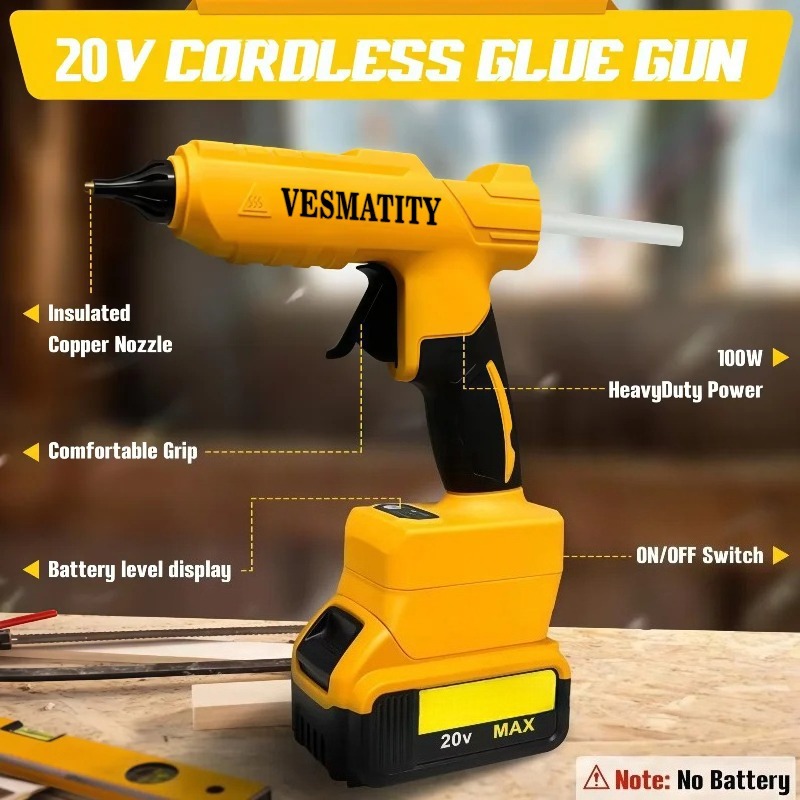 Pistola per colla a caldo elet - Hot Melt Glue Gun Cordless recensione e prezzo